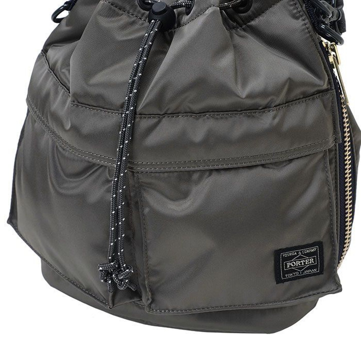 Japanese Yoshida bag PORTER • Tokyo • Japan|PX TANKER 2way Nylon pouch shoulder bag handbag shoulder bag crossbody bag rope bag|Unisex Unisex