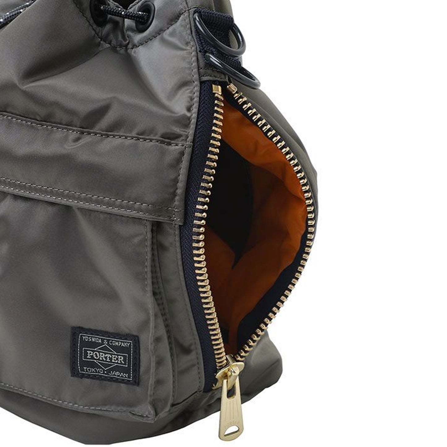 Japanese Yoshida bag PORTER • Tokyo • Japan|PX TANKER 2way Nylon pouch shoulder bag handbag shoulder bag crossbody bag rope bag|Unisex Unisex