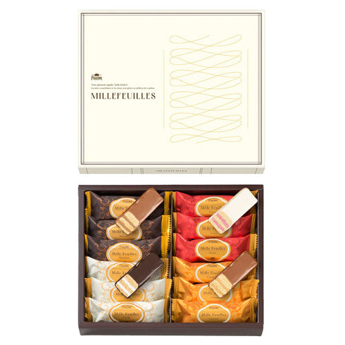 日本 FOUCHER Paris Millefeuilles 千層朱古力酥|Earl Grey、宇治抹茶 、雲呢拿、焦糖、士多啤梨、榛子【秋冬限定】