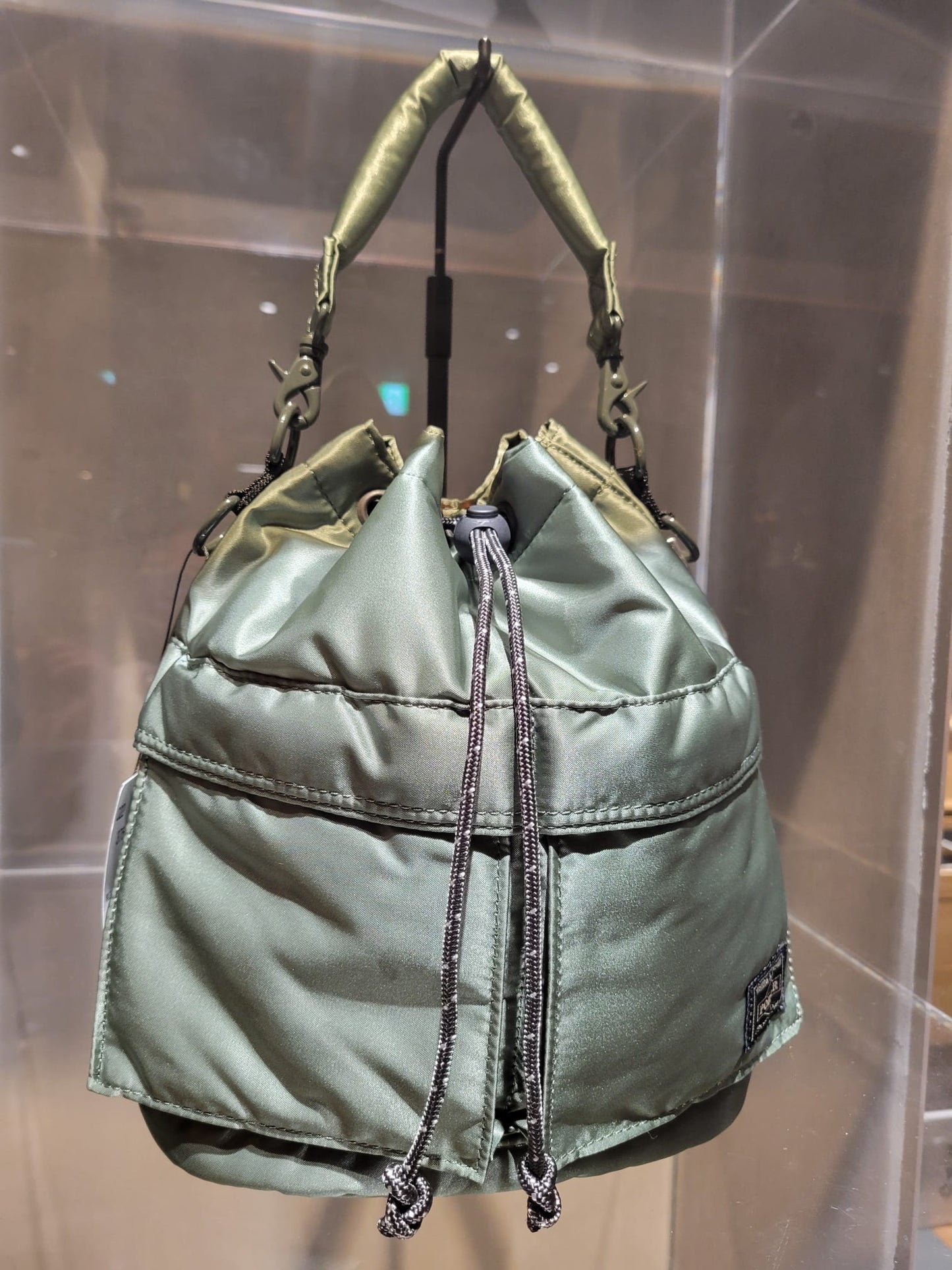 Japanese Yoshida bag PORTER • Tokyo • Japan|PX TANKER 2way Nylon pouch shoulder bag handbag shoulder bag crossbody bag rope bag|Unisex Unisex
