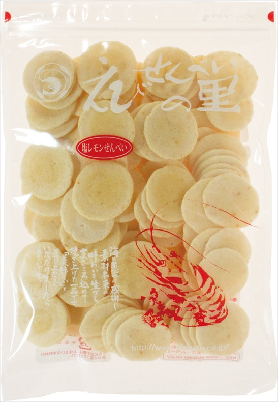 Nagoya shrimp crackers long-established shrimp senbei nori shrimp cake|Salted lemon rice crackers 180g