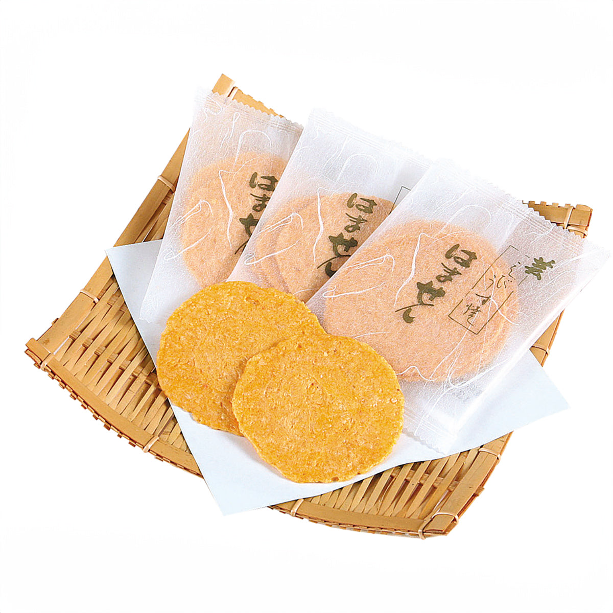 Nagoya shrimp crackers long-established shrimp senbei nori shrimp cake|Shrimp pan-roasted individual bags, 3 pieces × 16 bags