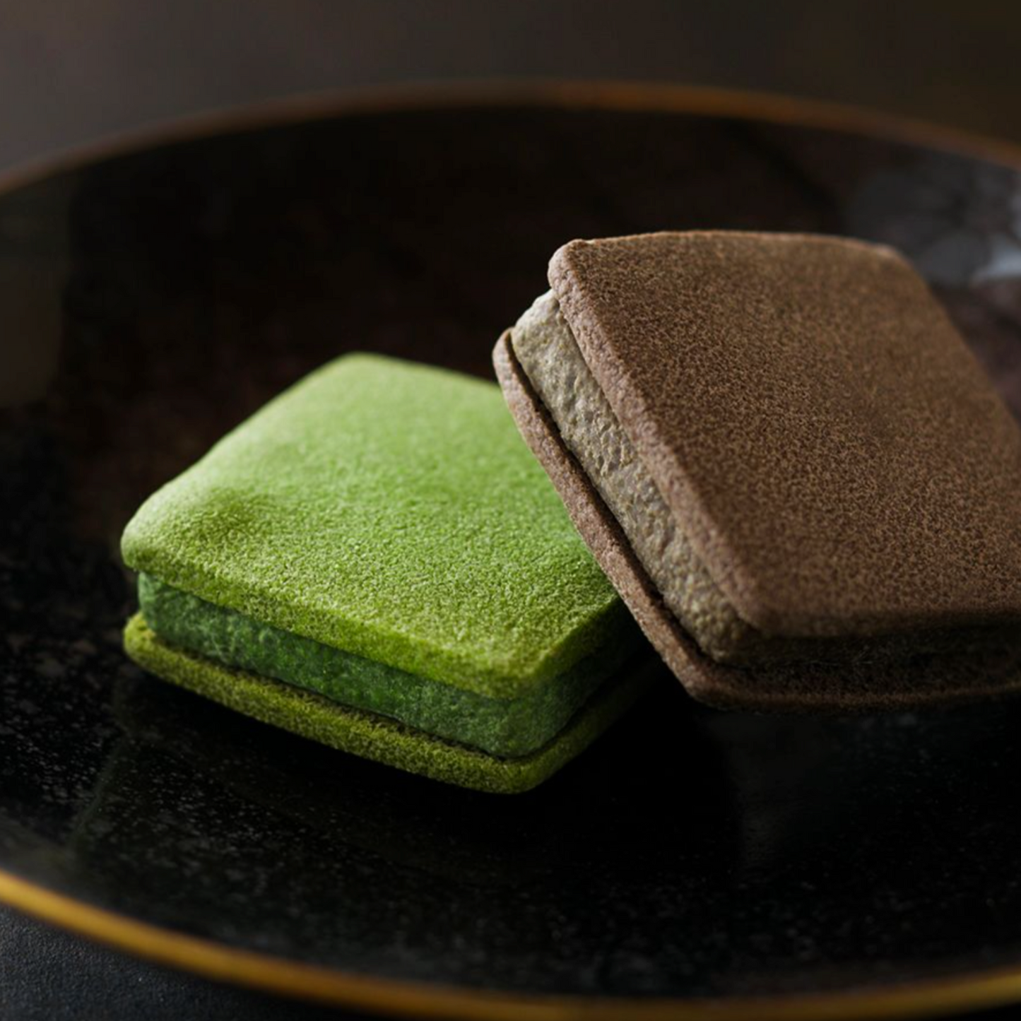 日本京都名店 • 中村藤吉|茶Colate 雙拼朱古力夾心曲奇餅 9個入|宇治抹茶 + 焙茶