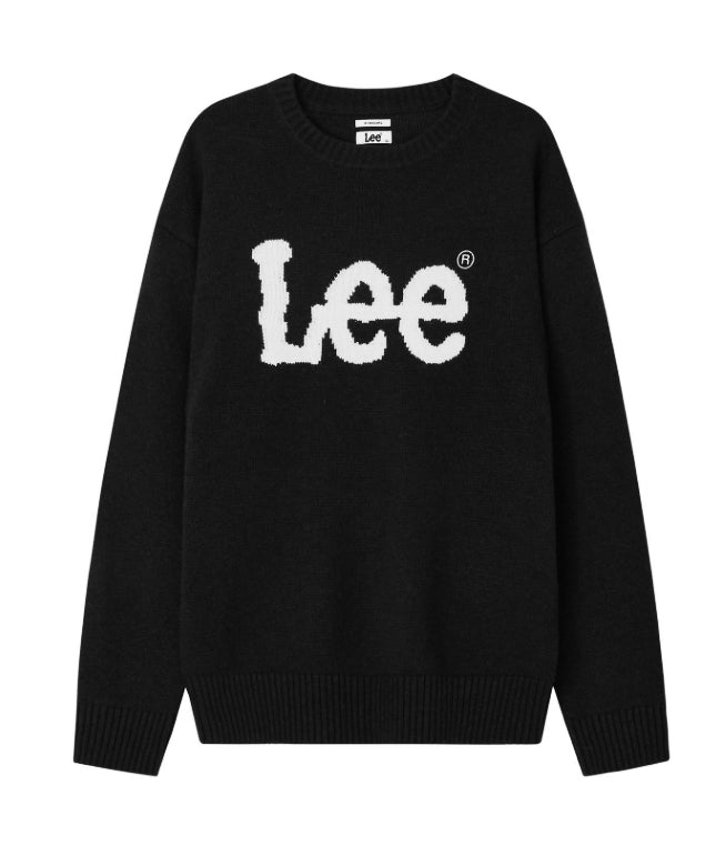 韓國 LEE 經典大logo 針織衫 圓領上衣|5 colors