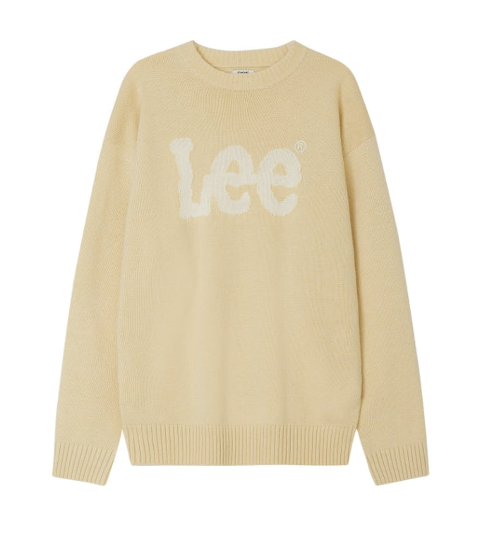 韓國 LEE 經典大logo 針織衫 圓領上衣|5 colors