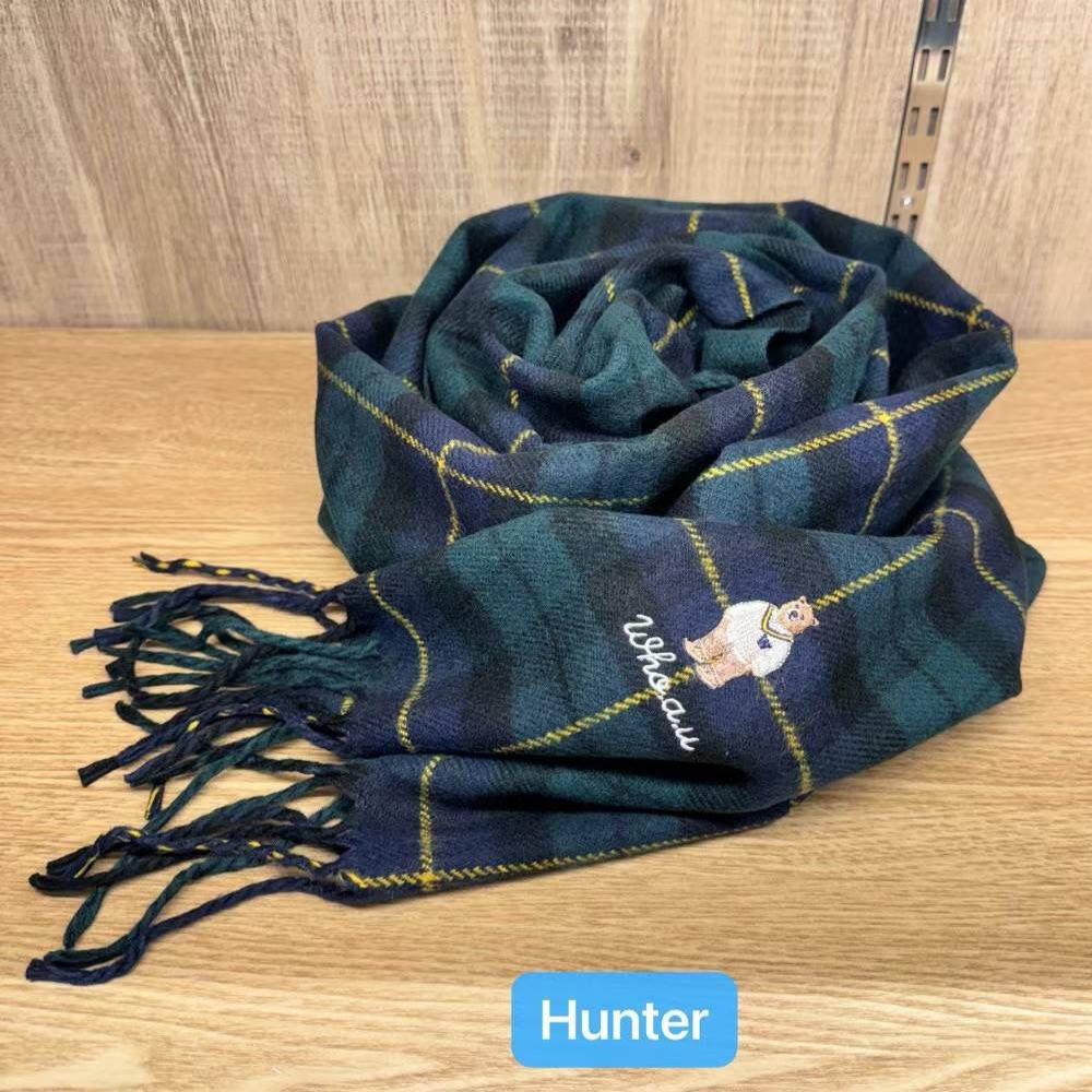 韓國 🇰🇷 WHO.A.U checkered pattern muffler 格仔頸巾|2 color patterns