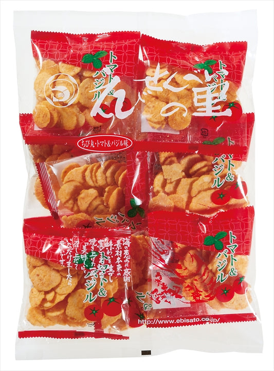 日本 名古屋蝦片 老舖 蝦仙貝の里 蝦餅|番茄羅勒風味 獨立包裝 220g