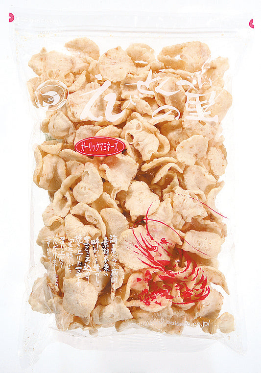 日本 名古屋蝦片 老舖 蝦仙貝の里 蝦餅|大蒜蛋黃醬 225g