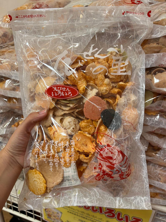 Long-established Nagoya Shrimp Cracker Shop Shrimp Senbei Shrimp Cake|Signature Nagoya Assorted Shrimp Crackers 280g ★Ichiban Renji