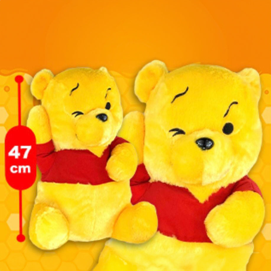 〖正版日本景品〗 世嘉 Sega Prize |迪士尼 尷尬姿勢 Winnie The Pooh 小熊維尼 大毛公仔玩具|日本限量限定