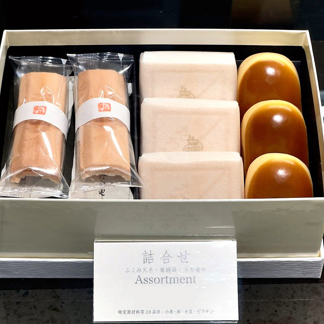 日本滋賀縣人氣 Taneya 和菓子百年老店|福美天平・栗饅頭・斗升最中餅 雜錦禮盒
