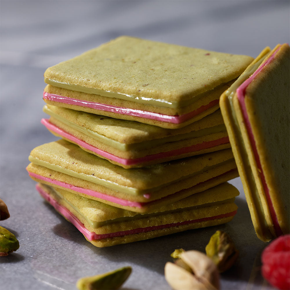 PISTA & TOKYO Pistachio Sand Pistachio & Framboise Signature 5-layer sandwich cake 6 pieces|Pistachio♡ Cranberry