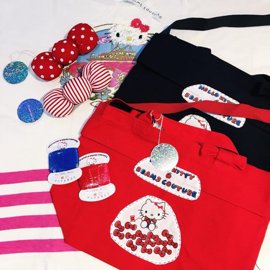 日本限量版 BEAMS COUTURE x HELLO KITTY 手工縫製包包 手提包 單肩包 |Limited Edition |2way handmade bag