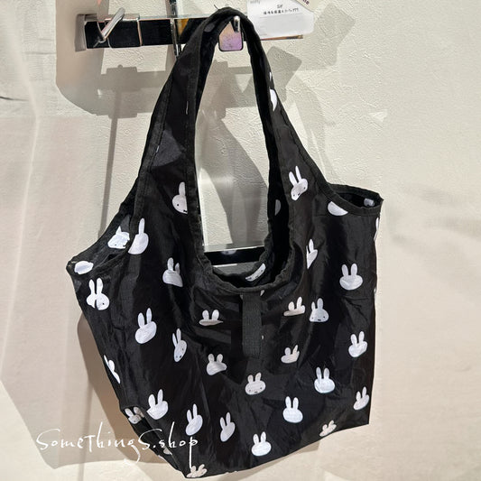Miffy has a specialty store in Otaru, Hokkaido | Foldable reusable bag black