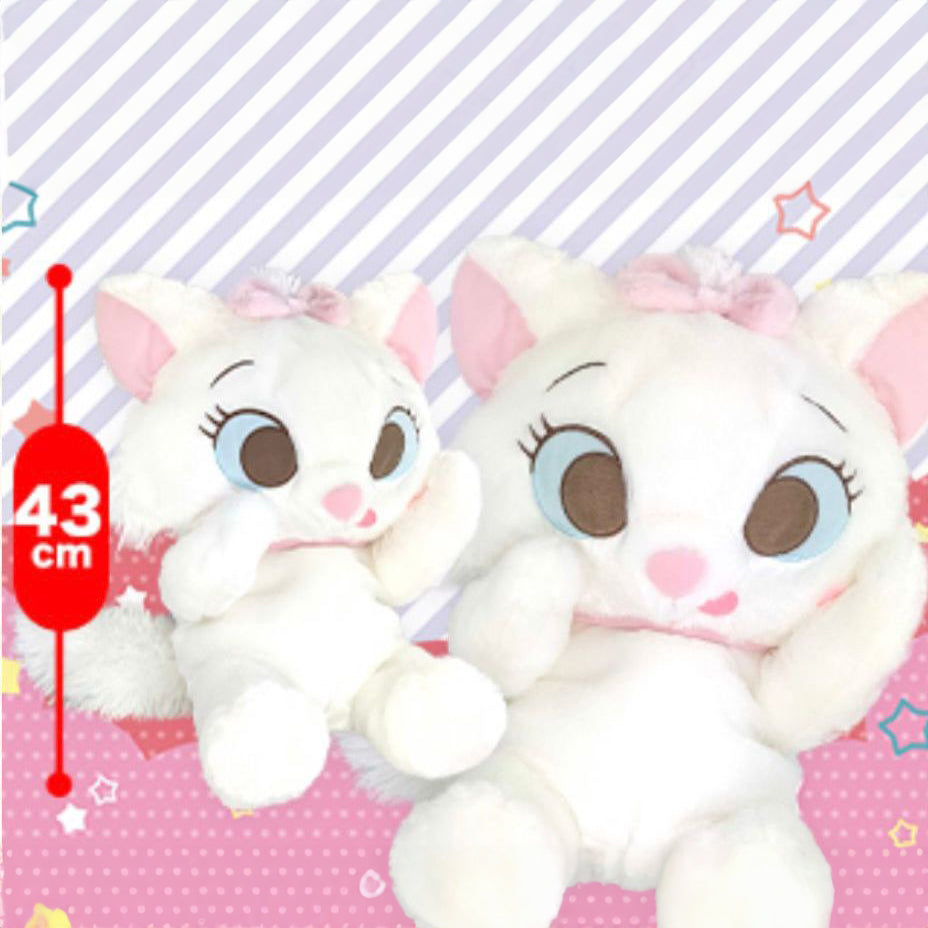 〖正版日本景品〗 世嘉 Sega Prize |迪士尼 Fashionable Cat 小貓 Marie 大毛公仔玩具|日本限量限定