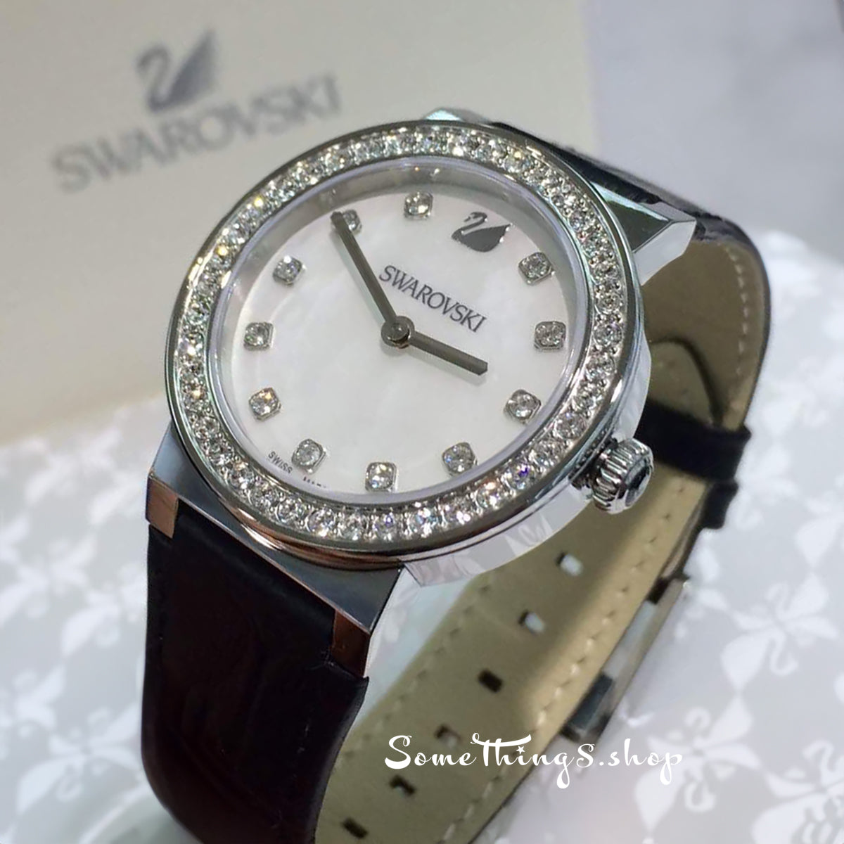 Swarovski Watch Citra Sphere Mini Black 女裝 防水石英腕錶(香港行貨 ★ 專門店一年保養)
