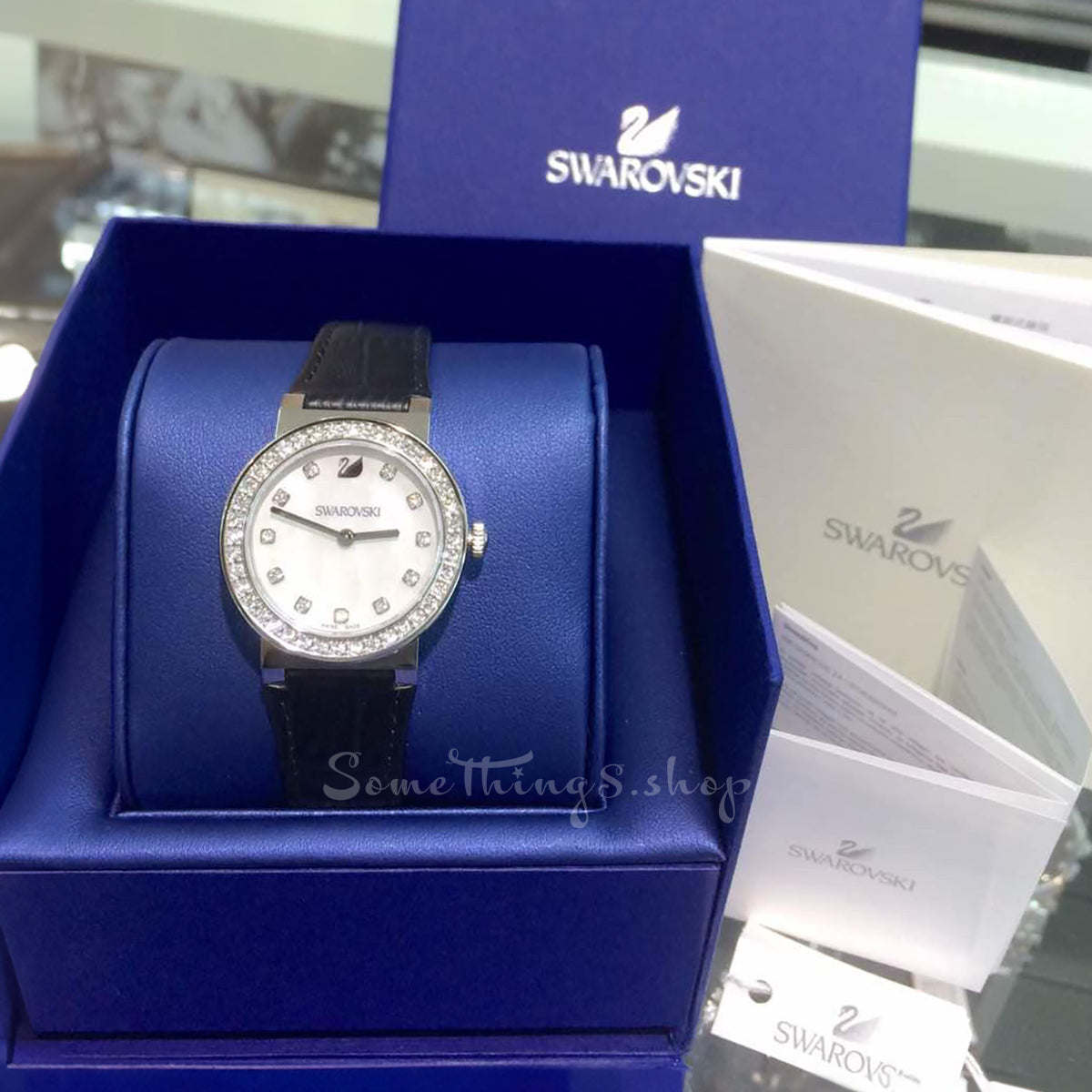 Swarovski Watch Citra Sphere Mini Black 女裝 防水石英腕錶(香港行貨 ★ 專門店一年保養)