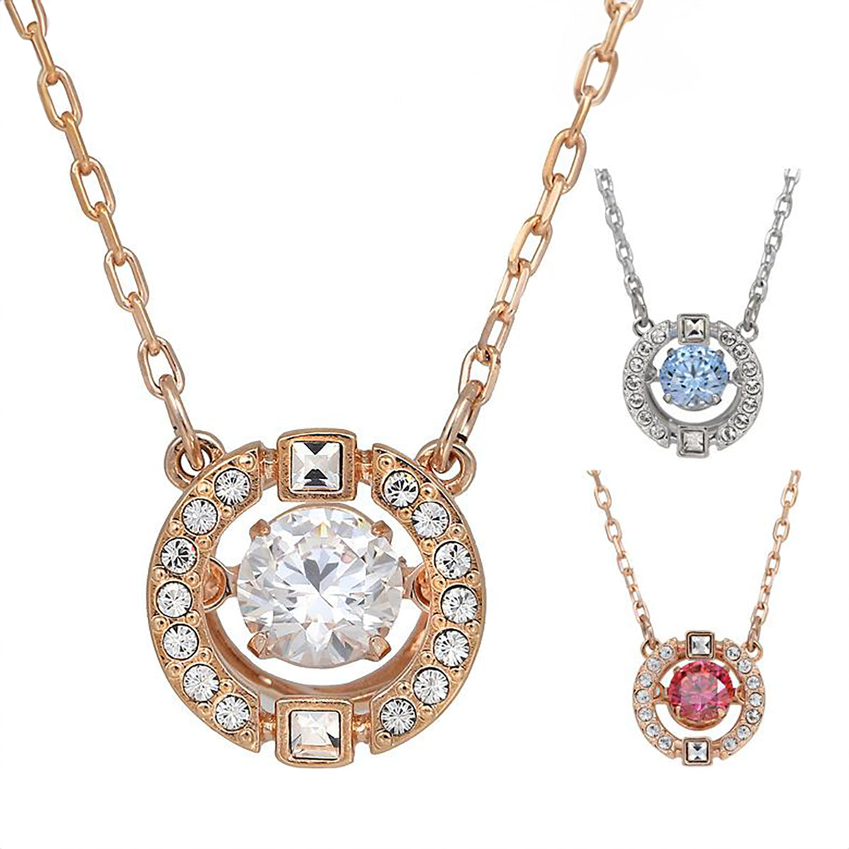 Swarovski Una necklace Round cut(香港行貨 ★ 專門店一年保養)