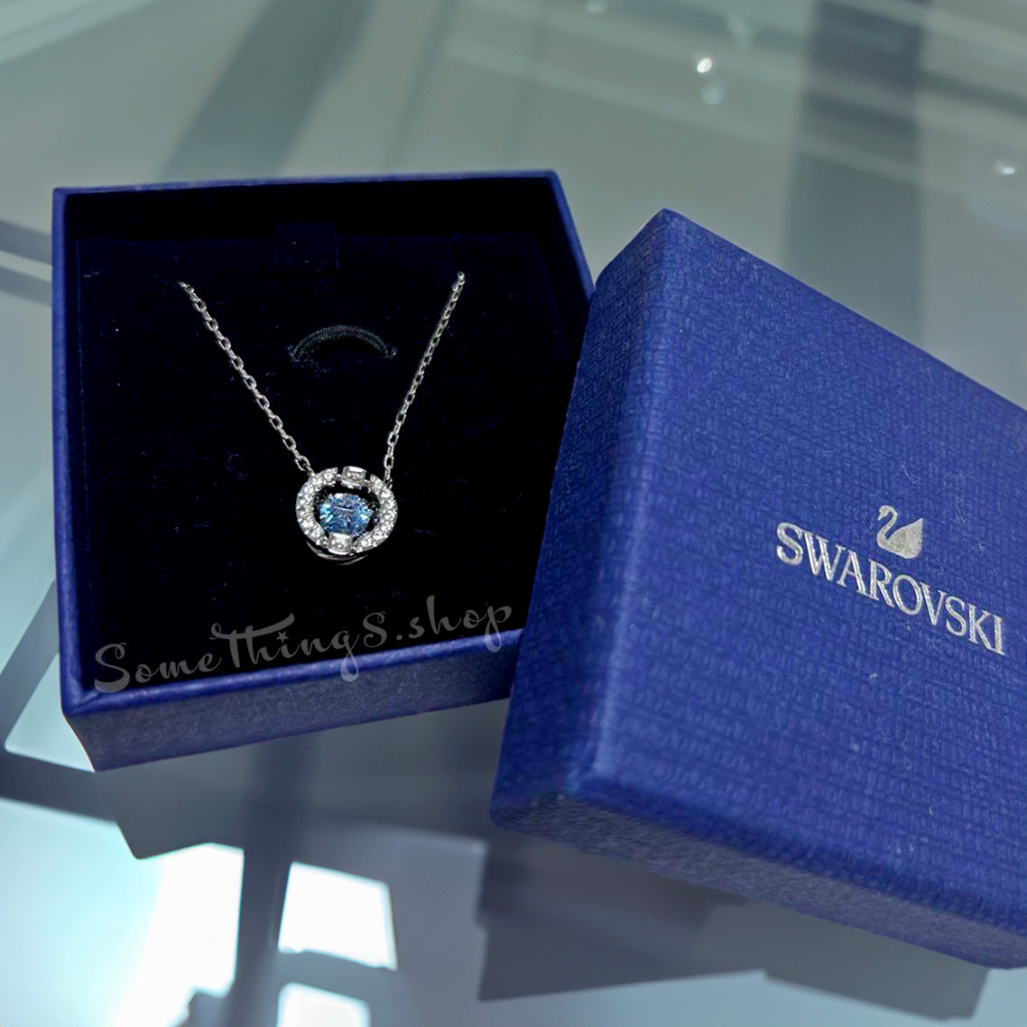 Swarovski Una necklace Round cut(香港行貨 ★ 專門店一年保養)