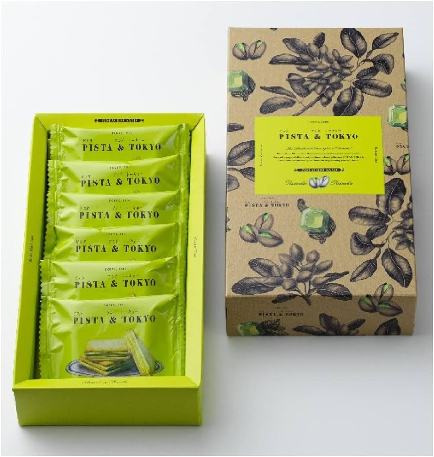 PISTA & TOKYO Pistachio Sand Pistachio & Pistachio 招牌5層夾心餅 5入|開心果 與 開心果