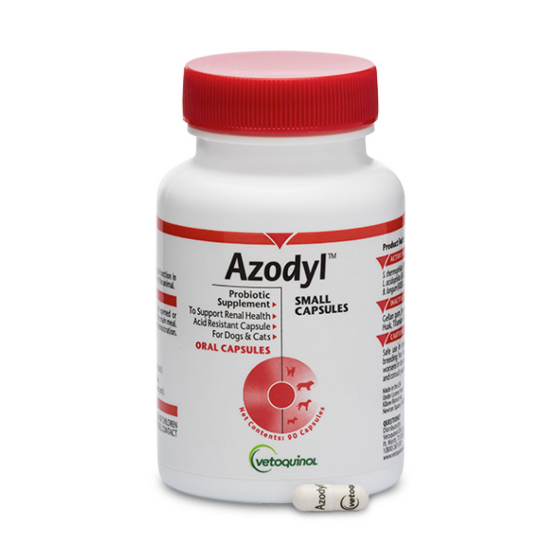 Vetoquinol Azodyl 寵物貓狗腎臟 輔助益生菌 尿素 90粒|冷藏低溫配送