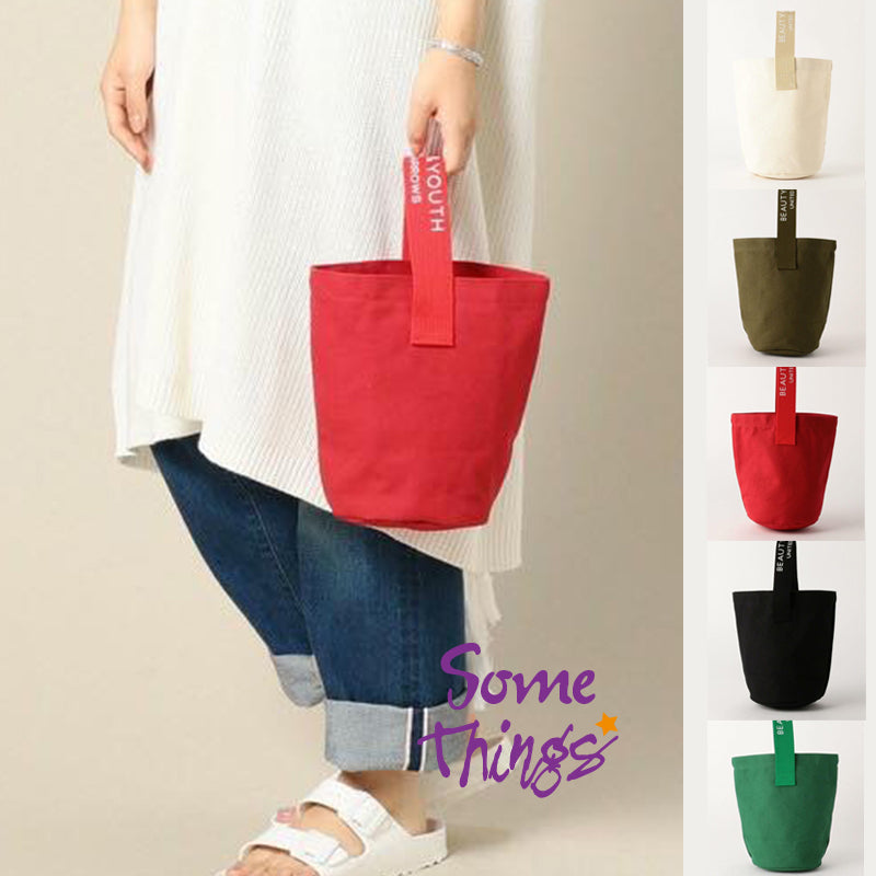日本 BEAUTY & YOUTH UNITED ARROWS Tote 帆布小手提袋 | 水桶包 【現貨】