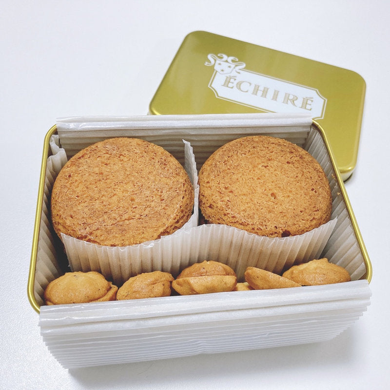 日本 ECHIRE Maison du Beurre|Galette Échiré & Sable Vanille 金罐 牛油曲奇雙拼|大阪限定
