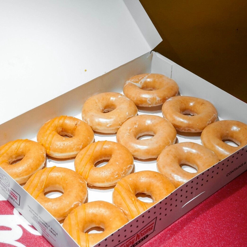 冷凍 ❄ 急凍食品|  泰國 Krispy Kreme 冬甩🍩|經典原味 Original Glazed Donuts| 流心鹹蛋黃 Salted Egg-Filled Donut Ring
