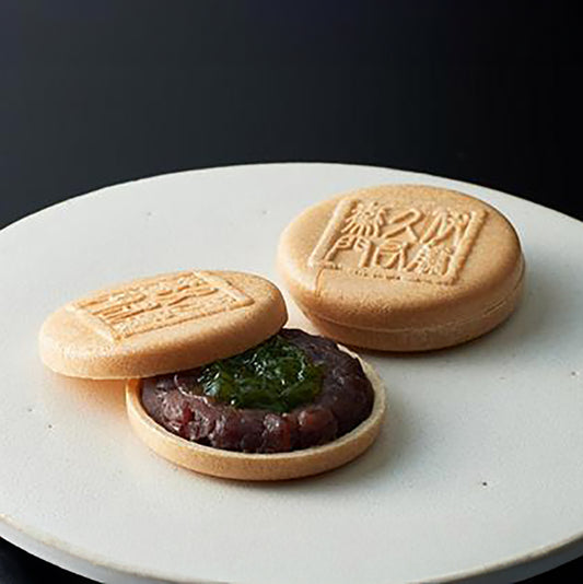 日本京都名店 • 伊藤久右衛門|豆沙 抺茶麻糬夾心餅 8枚入