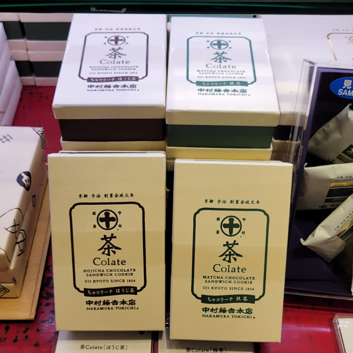 日本京都名店 • 中村藤吉|茶Colate 烘焙茶 朱古力夾心曲奇餅