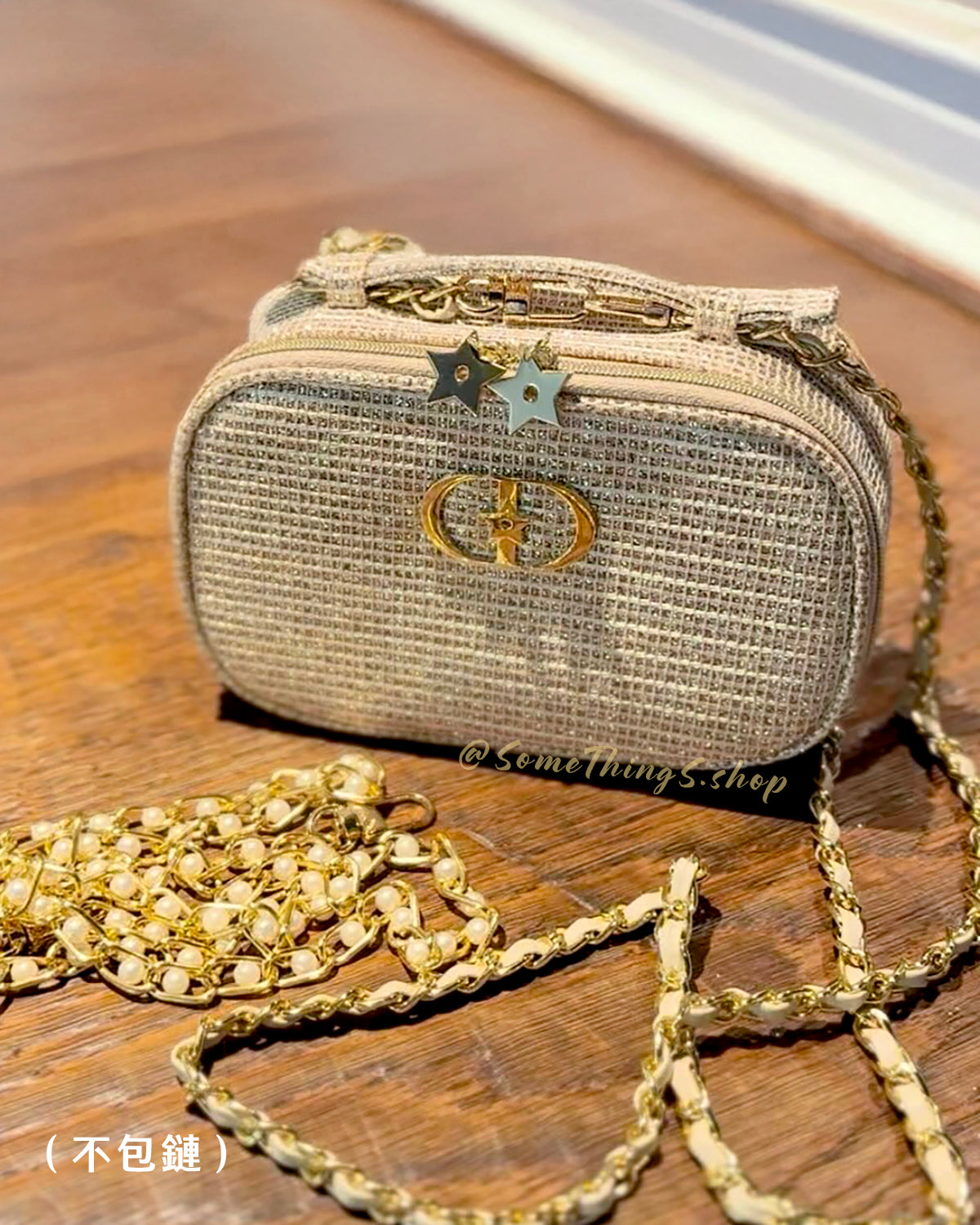 DIOR Beauty Holiday 2025 Gold makeup Pouch 化妝袋 ★聖誕限定★