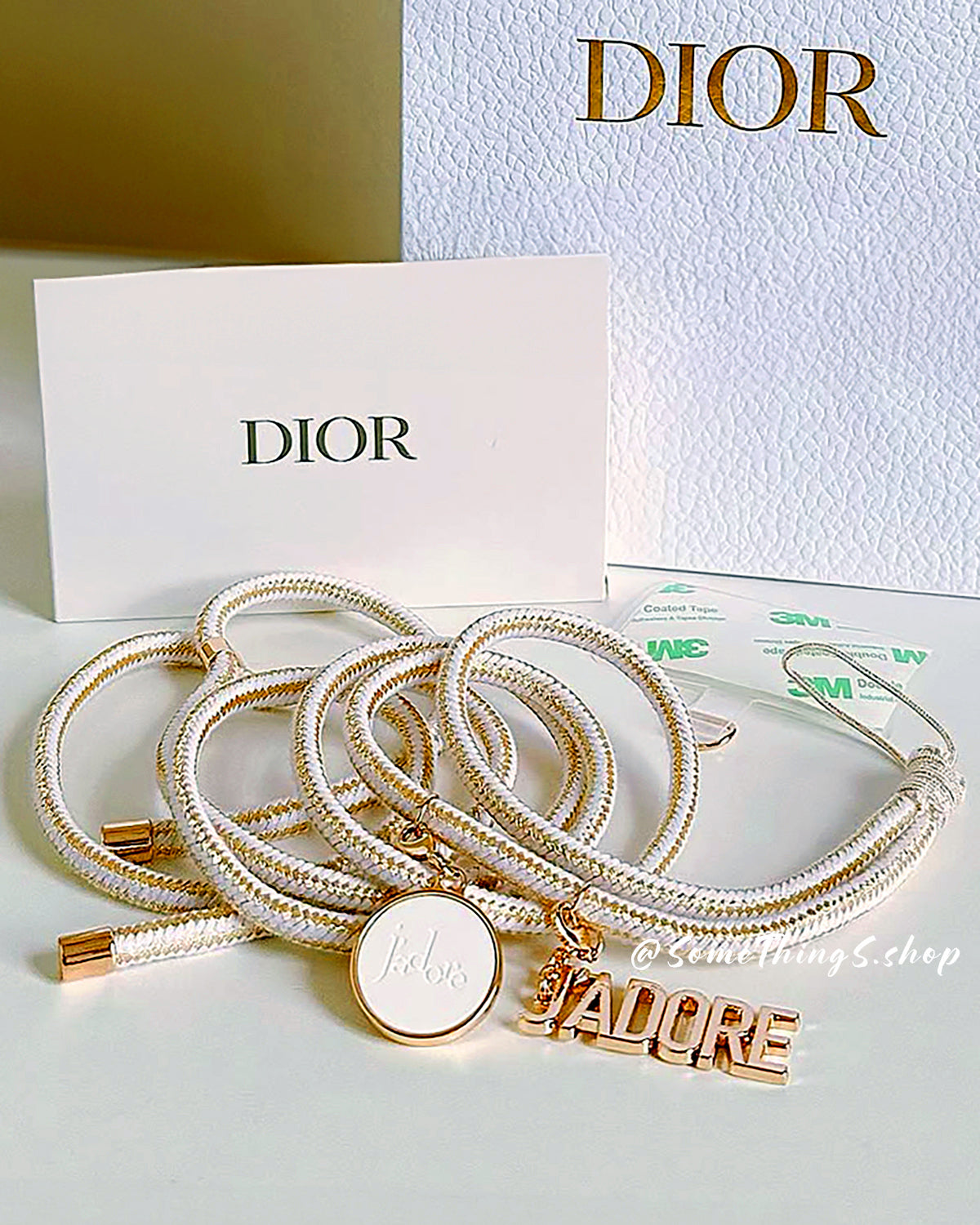 ( Limited Edition )DIOR J'Adore Phone Strap 金色手機繩|香水專櫃滿額禮品