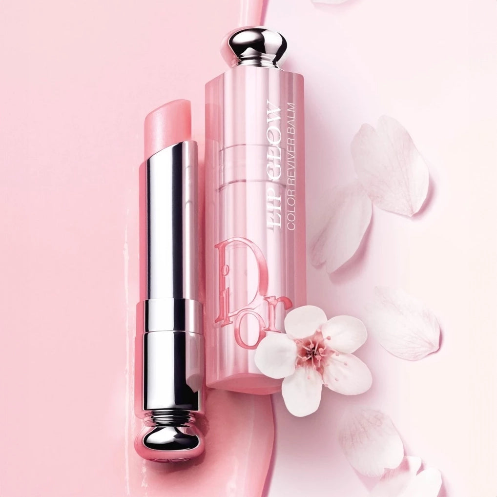Dior 誘惑煥彩唇妝套裝|潤唇膏 + 豐盈水潤唇彩 lip gloss|淺粉紅色 #001 Pink