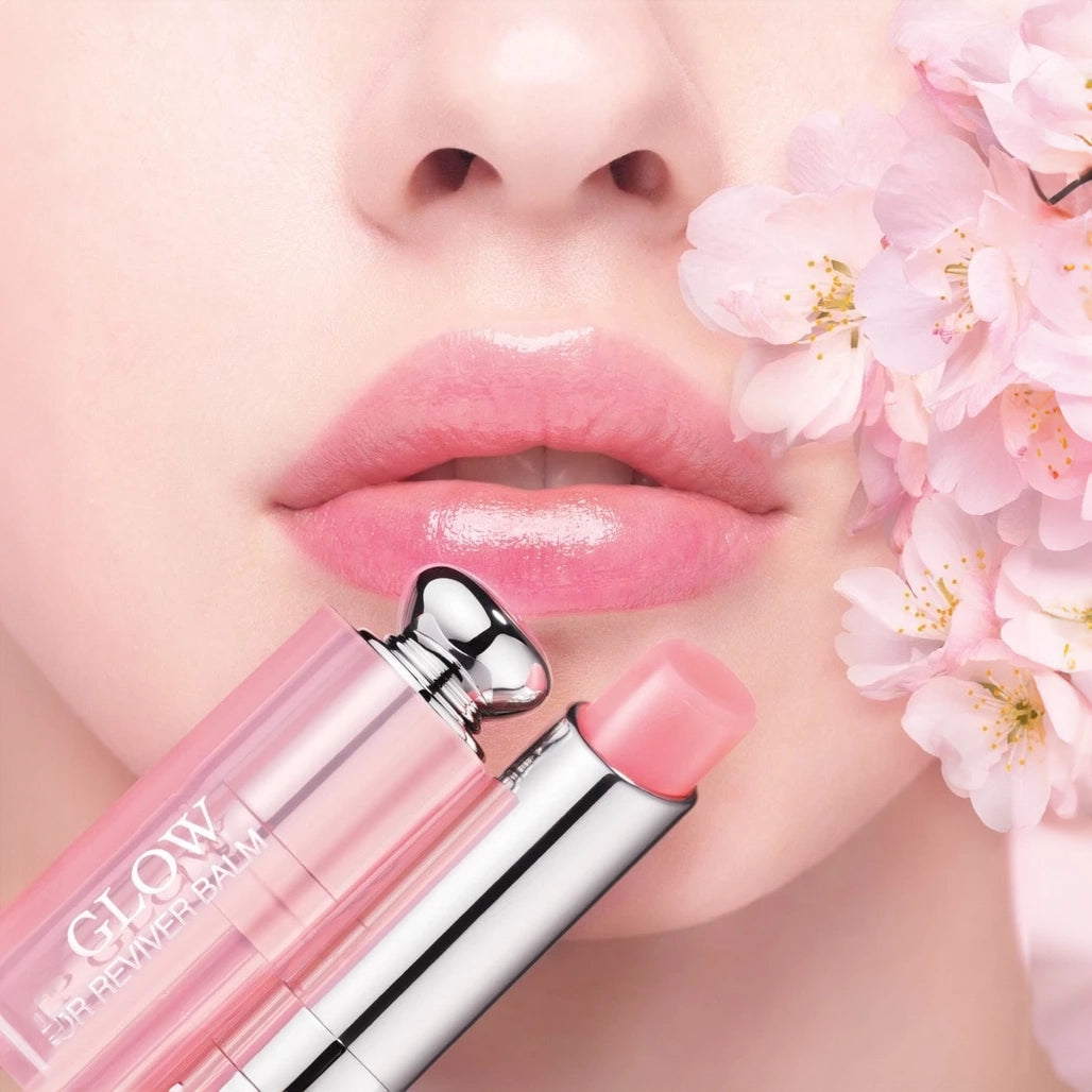 Dior 誘惑煥彩唇妝套裝|潤唇膏 + 豐盈水潤唇彩 lip gloss|淺粉紅色 #001 Pink