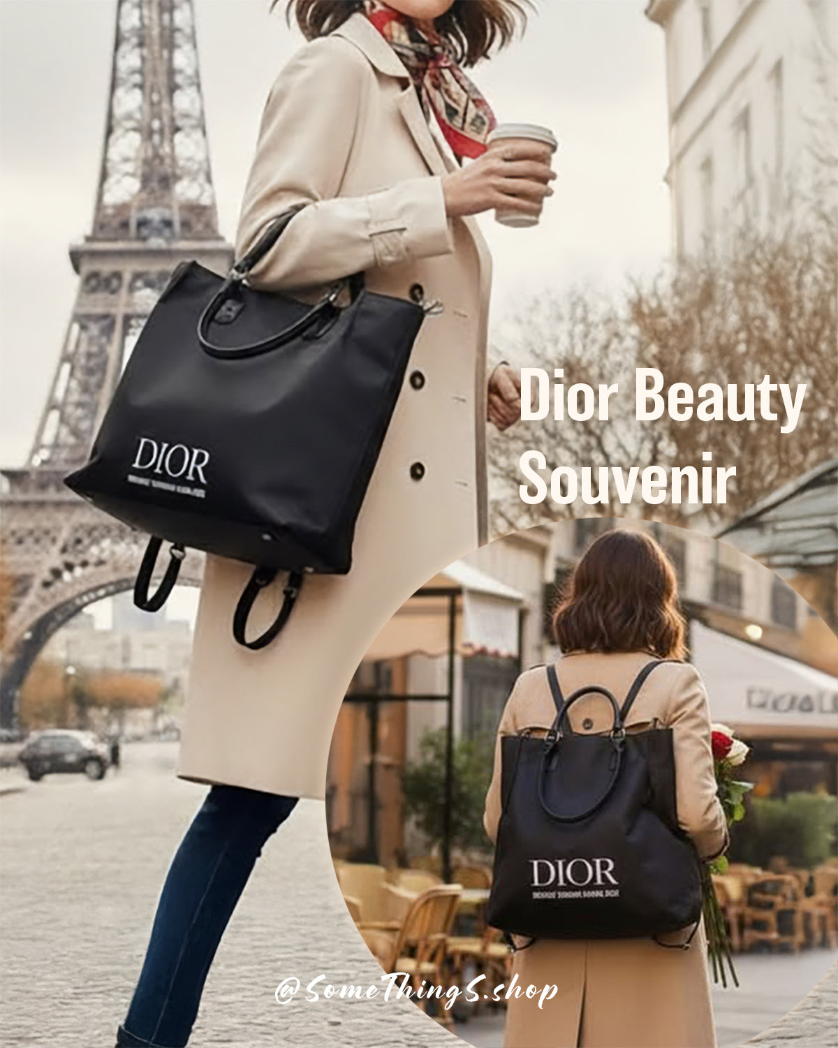 Dior Beauty Souvenir · Makeup Seminar China 2025 ♡︎ nylon 3-ways Tote bag