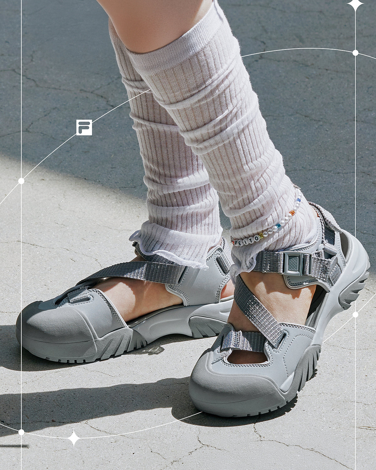 韓國🇰🇷 FILA PEITO sandals 韓韶禧代言 芭蕾涼鞋