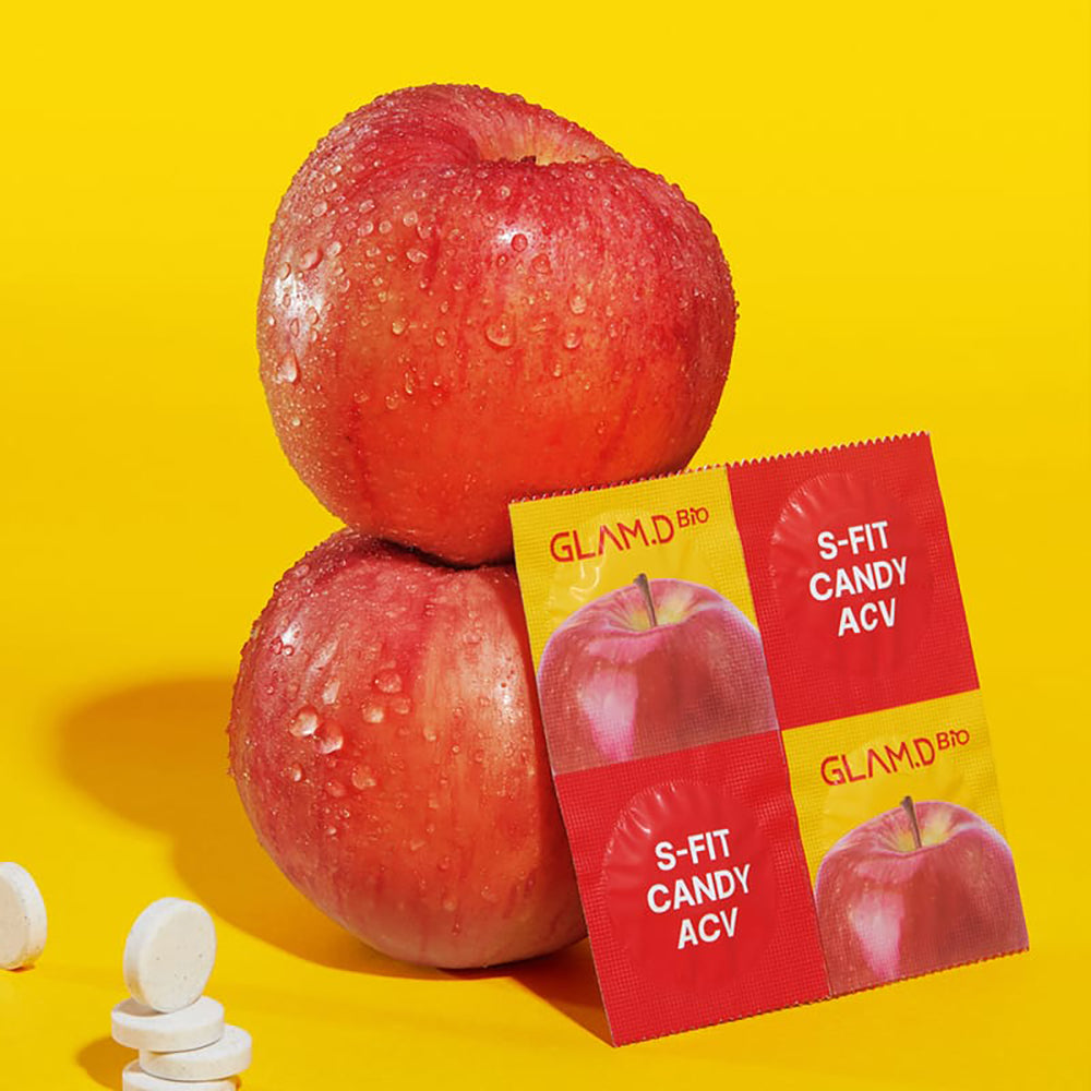 韓國🇰🇷 GLAM.D S-FIT 瘦身 蘋果醋糖 (28粒/包)