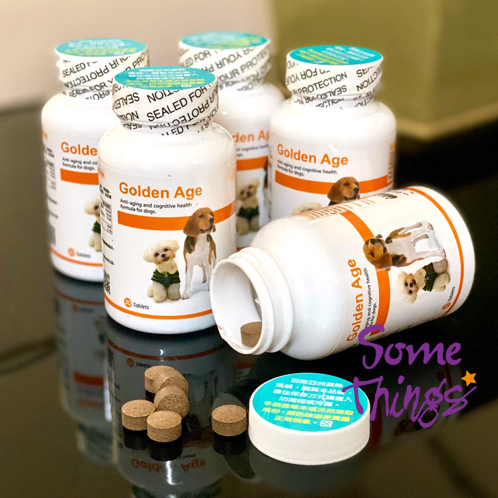 台灣寵特寶 長青保 Golden Age (老年犬) 眼、心臟、腦退化綜合維他命 天然抗氧化營養素