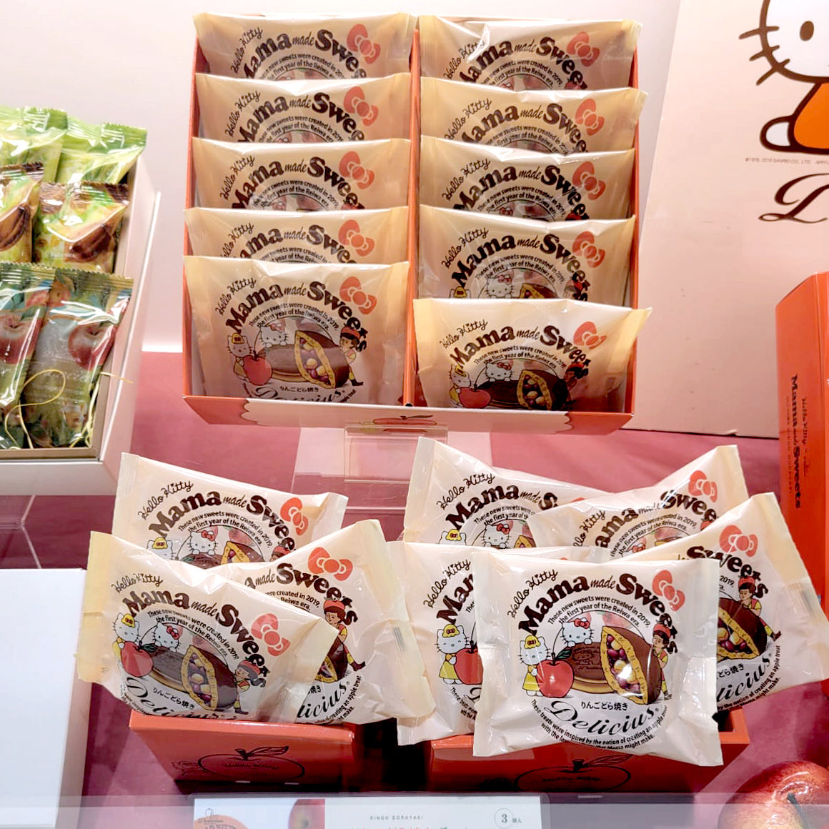 日本 Delicius pasticceria x Hello Kitty 凱蒂貓 吉蒂貓|蘋果 • 紅豆 • 蜂蜜 銅鑼燒