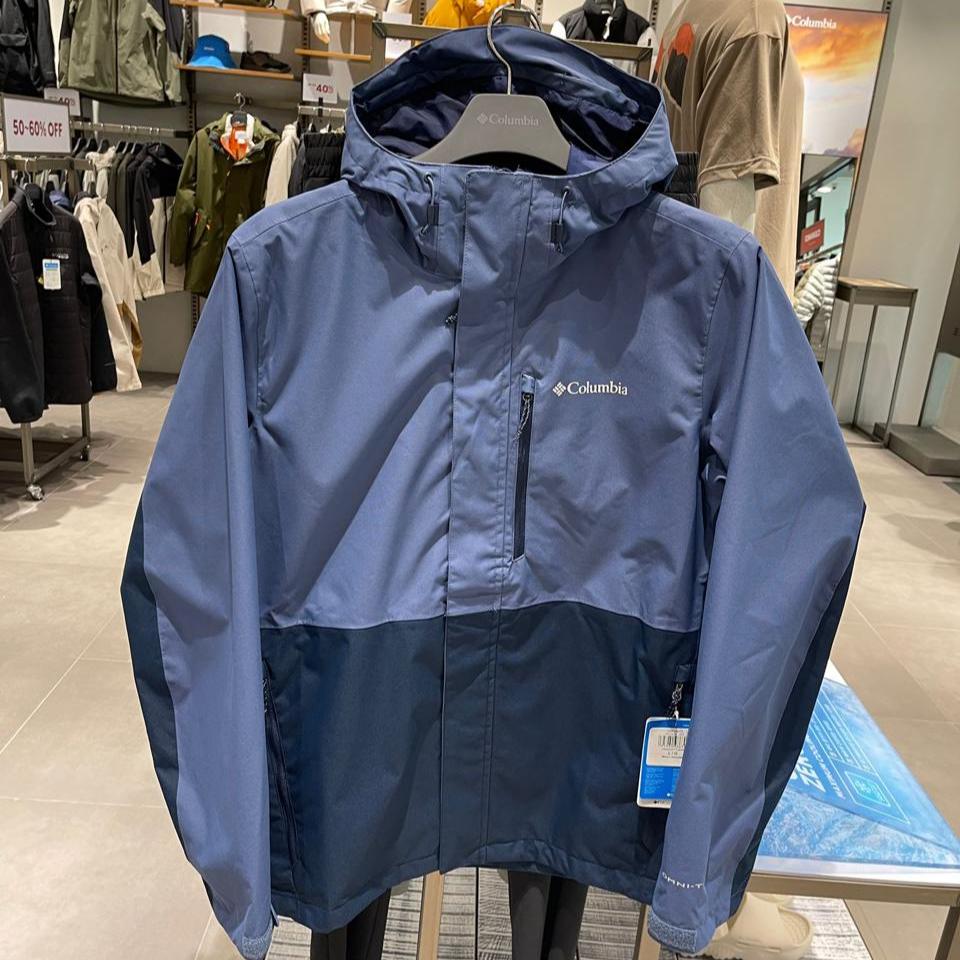 韓國 🇰🇷 Columbia logo-two-tone jacket 男裝 衝鋒防水外套 4色