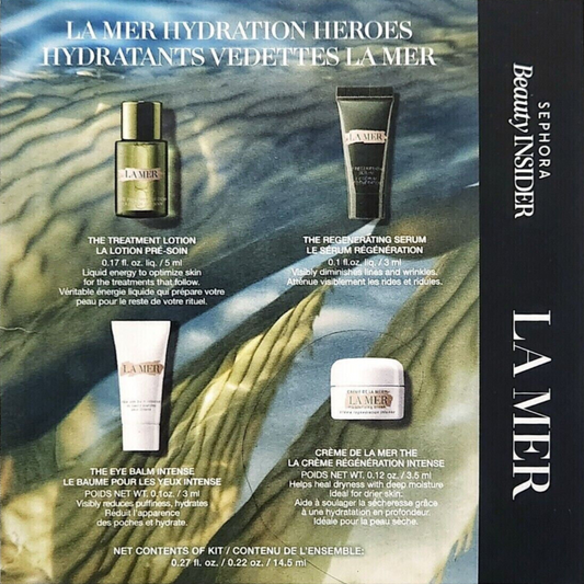 LA MER Essentials Hydration Heroes mini's kit 水潤保濕迷你4件套裝|面霜 • 活膚精華 • 修護液 • 眼霜|限量版