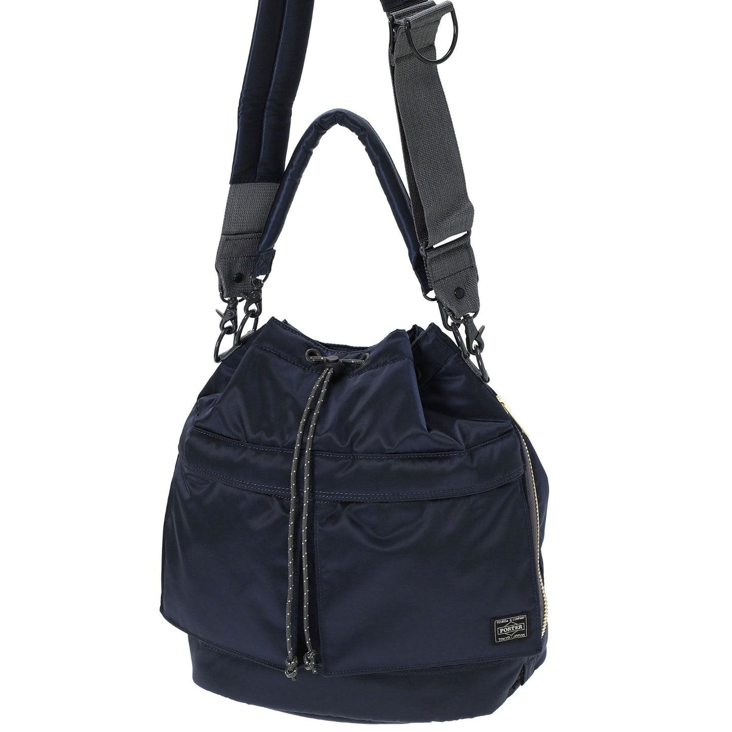Japanese Yoshida bag PORTER • Tokyo • Japan|PX TANKER 2way Nylon pouch shoulder bag handbag shoulder bag crossbody bag rope bag|Unisex Unisex