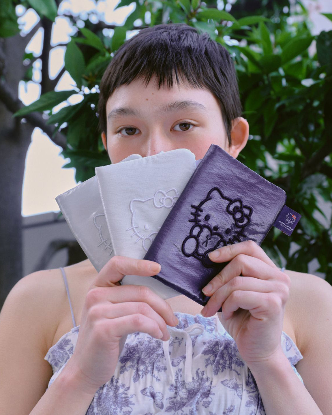 韓國 Joseph & Stacey X HELLO KITTY|Travel Pouches Passport Case 旅行護照套|Navy ♥ Platinum ♥  White