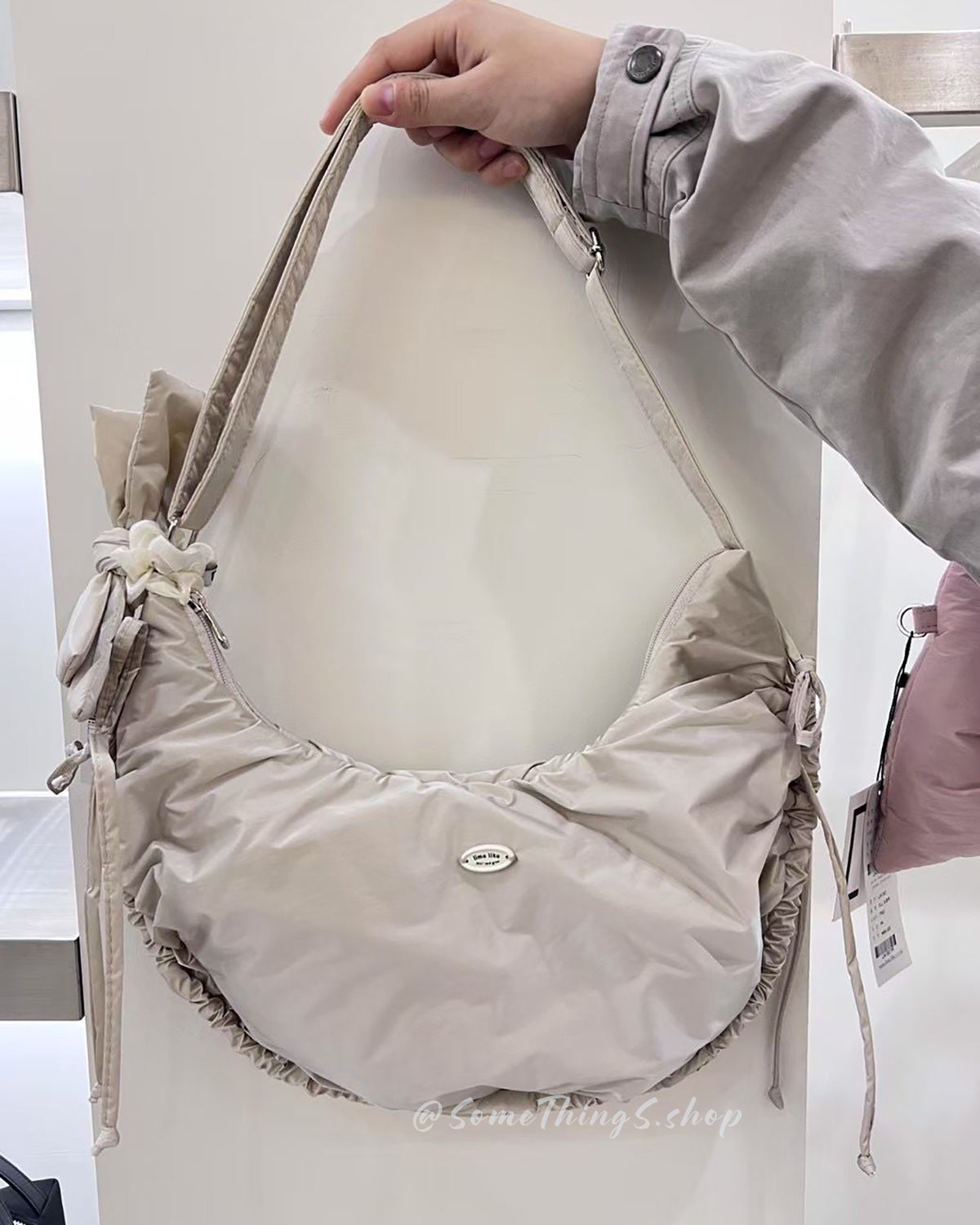 韓國 🇰🇷 Lime Like Retty Mini RIBBONA SCRUNCH Hobo Bag 餃子包 ⦁ 單肩包|韓國製造