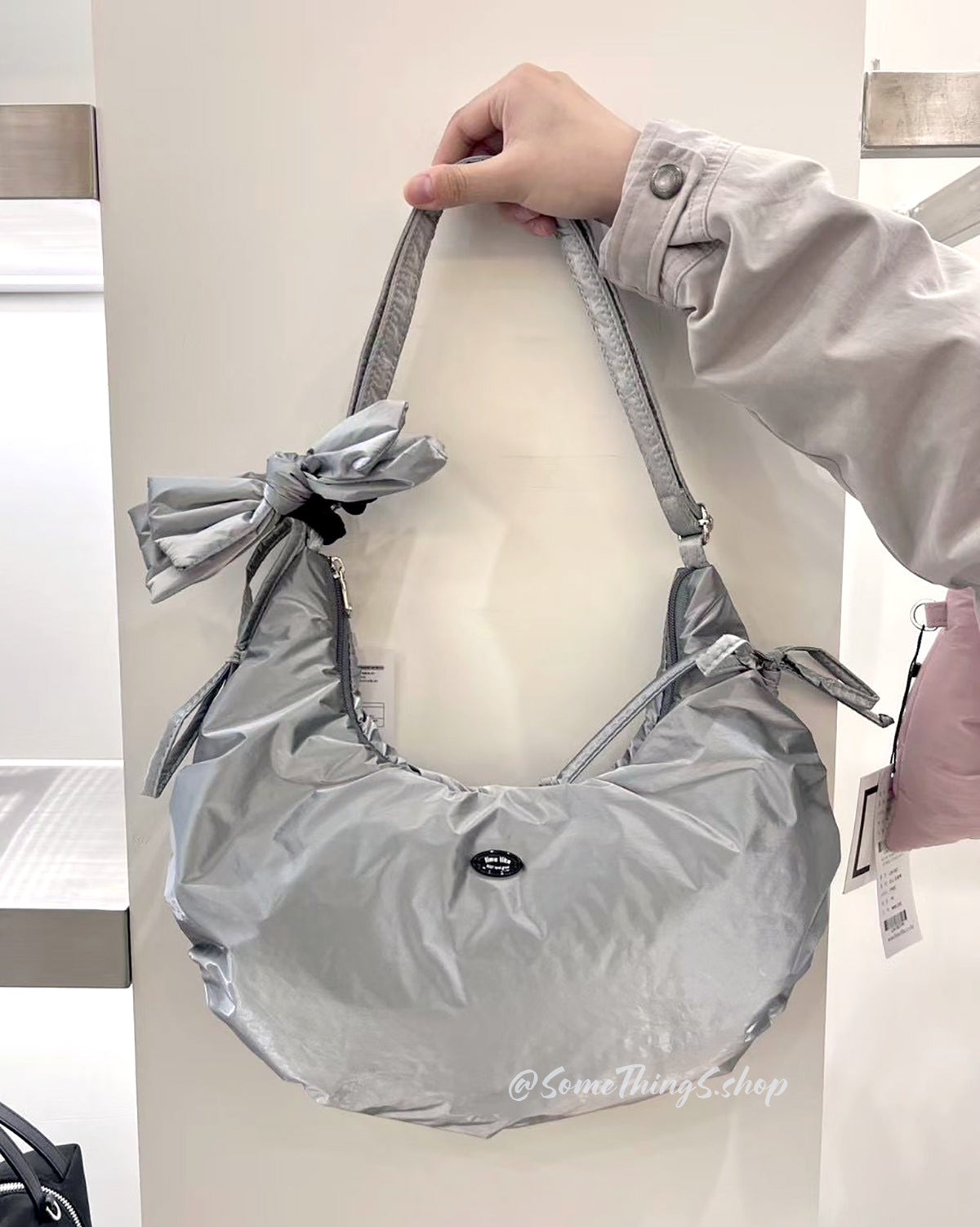 韓國 🇰🇷 Lime Like Retty Mini RIBBONA SCRUNCH Hobo Bag 餃子包 ⦁ 單肩包|韓國製造