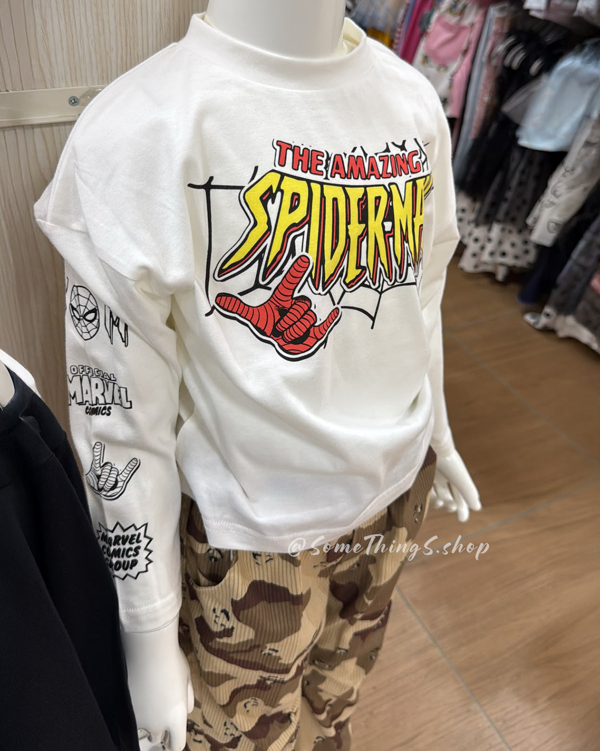 日本 🇯🇵 童裝品牌 Birthday x MARVEL Spider-Man Junior 長袖 T-Shirt