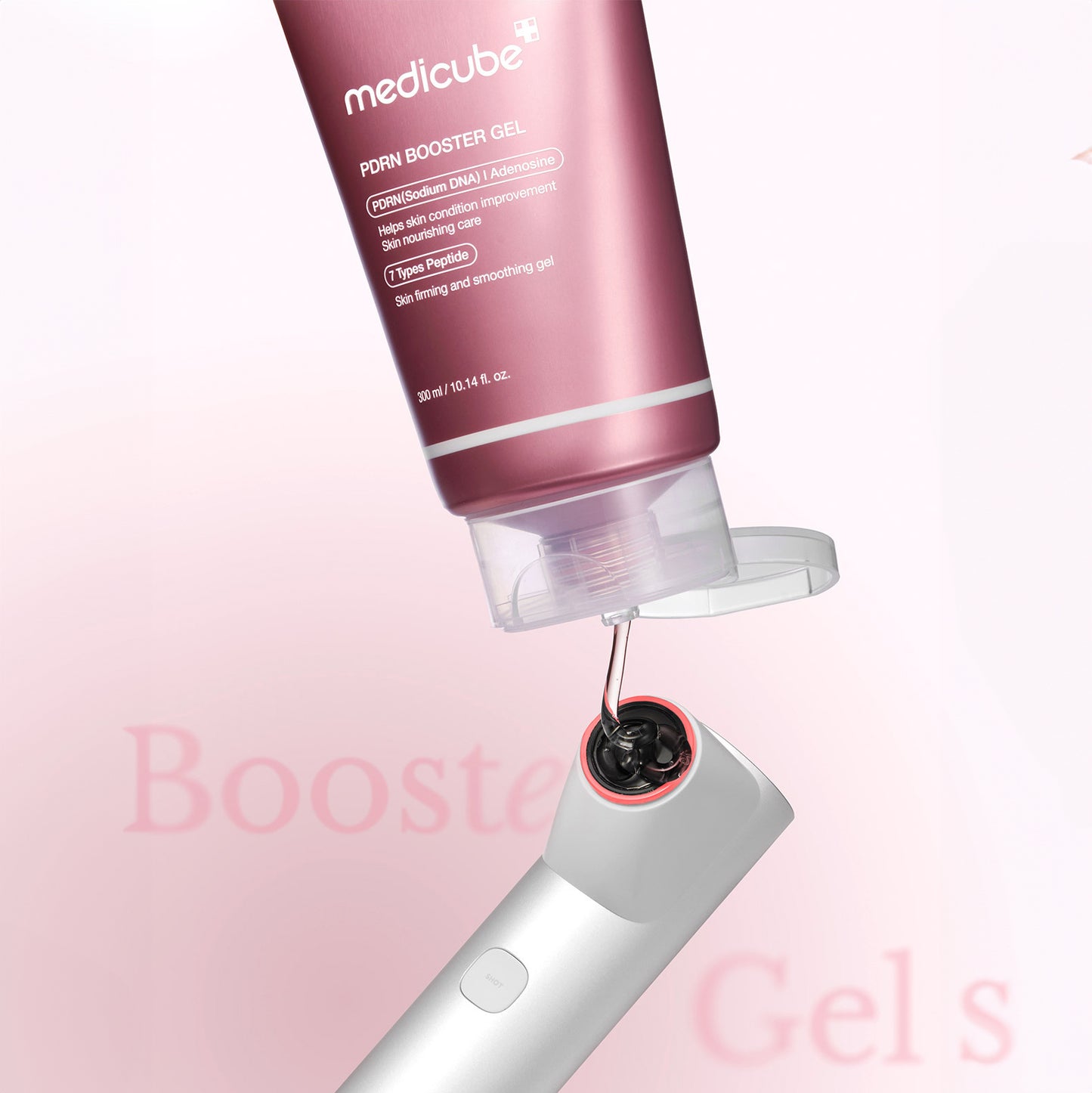 韓國 🇰🇷 MEDICUBE AGE-R PDRN BOOSTER GEL 高純度PDRN導入凝膠啫喱 300ml x 2支