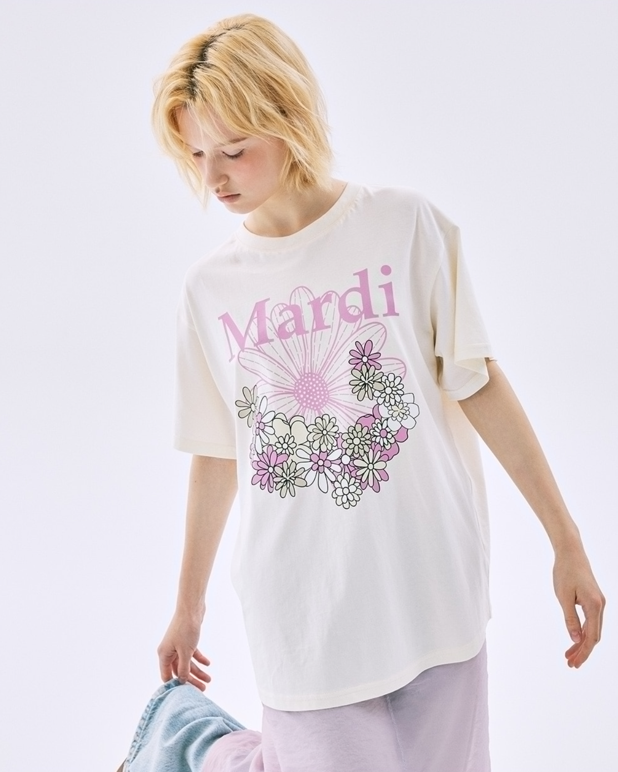 【 Fall 2025 】韓國 🇰🇷 Mardi Mercredi FlowerMardi Jardin Tee