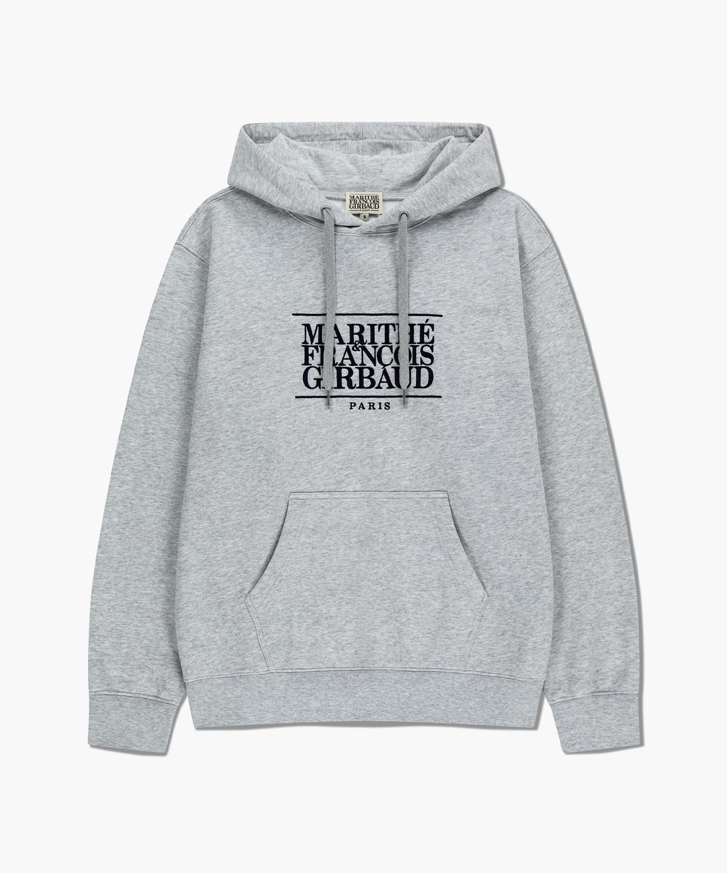 韓國 🇰🇷 Marithe Francois Girbaud classic LOGO EMBROIDERY HOODIE unisex Sweatshirt (加絨) 帶帽☆長袖衞衣