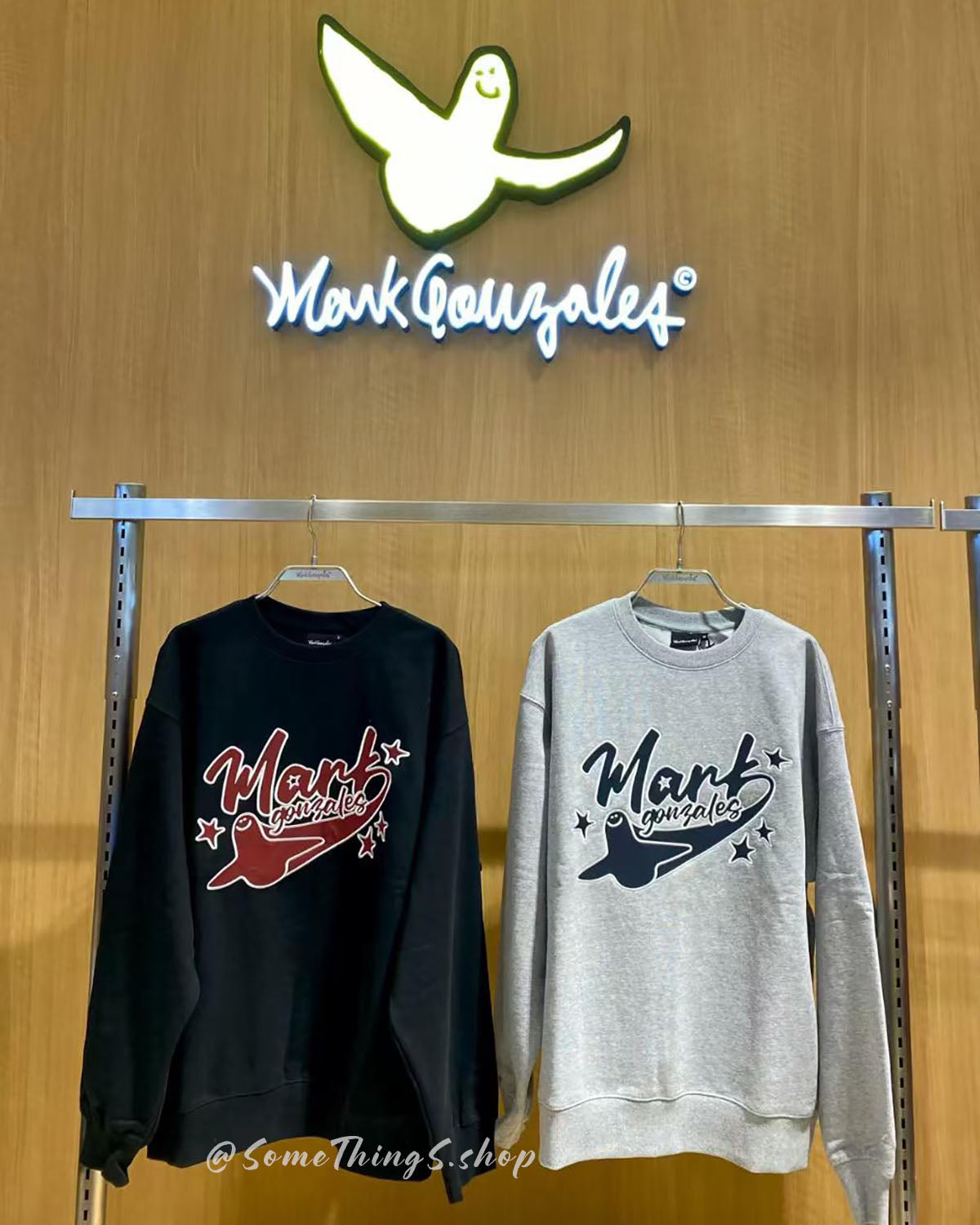 FALL-WINTER 2025 | 韓國代購 🇰🇷 Mark Gonzales MG Angel stars sweatshirt 長袖衛衣